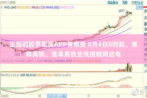 正规的股票配资APP有哪些 8月4日8时起，淮蚌高铁、淮阜高铁全线接触网送电